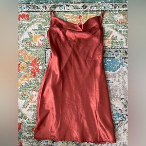 Copper Mini dress